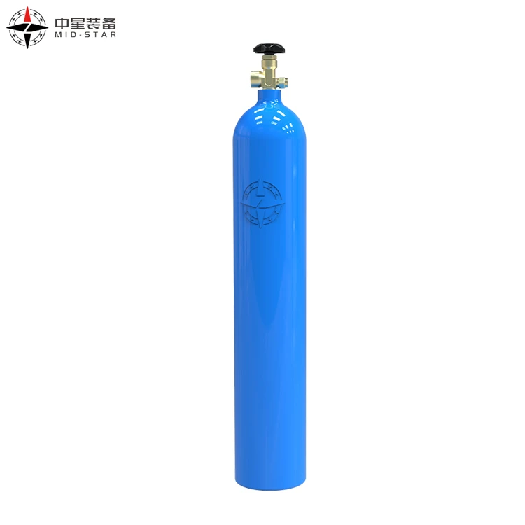 35Lb hliníková láhev na plyn CO2 s ventilem CGA320